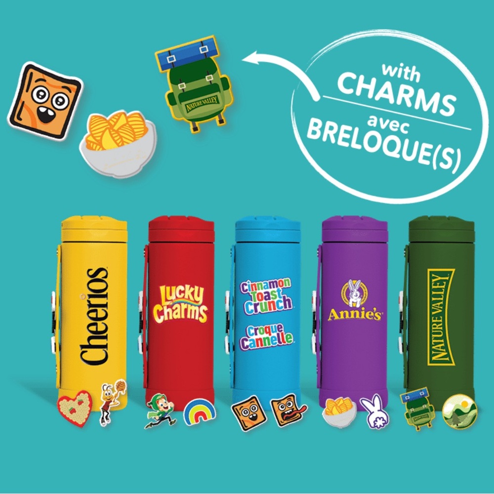 General Mills Lucky Charms Elemental insulated water bottle NEW